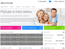 Tablet Screenshot of bankerat.cz